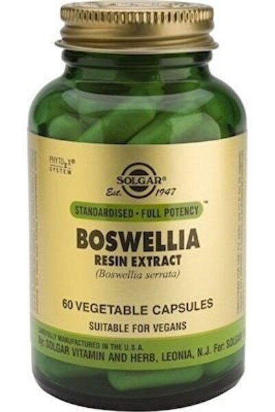 Solgar Boswellia Resin Extract, 60veg.caps