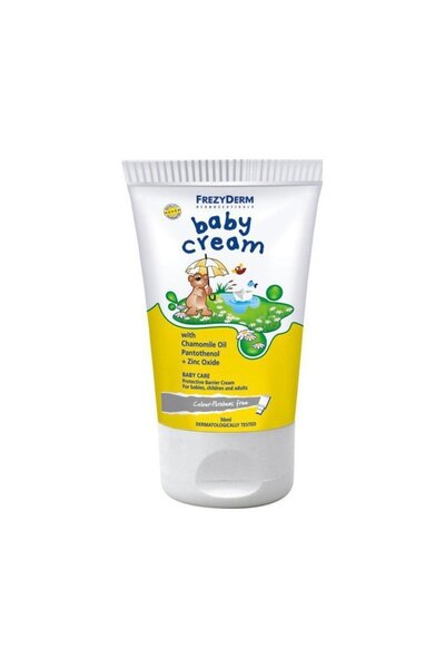 Frezyderm Baby Cream Προστατευτική &amp; Αδιάβροχη Κρέμα για Αλλαγή Πάνας, 50ml