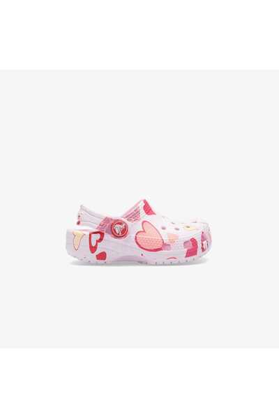 Crocs Classic Vday Clog Kids Pink Slippers Juststep