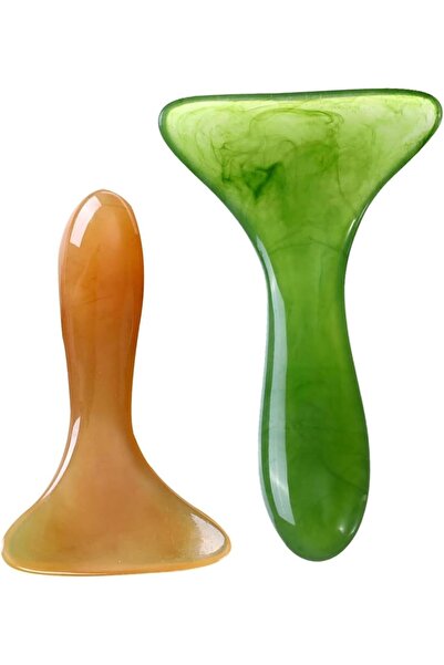 Arabest 2-in-1 Massage Tools Set, Manual Face Massager and Body Guasha Scrapi...