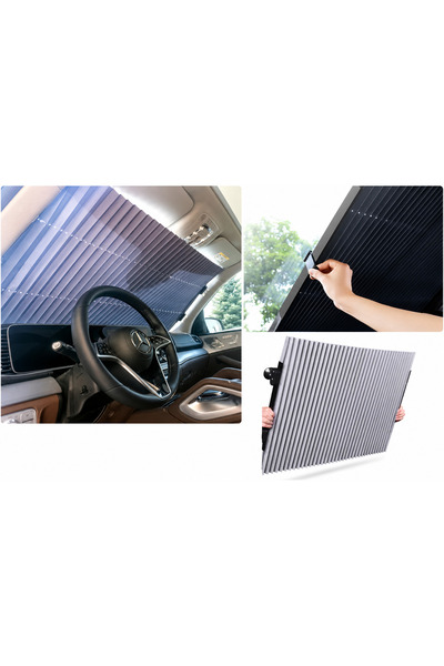 CarGuard Parasolar auto retractabil 150 x 70cm