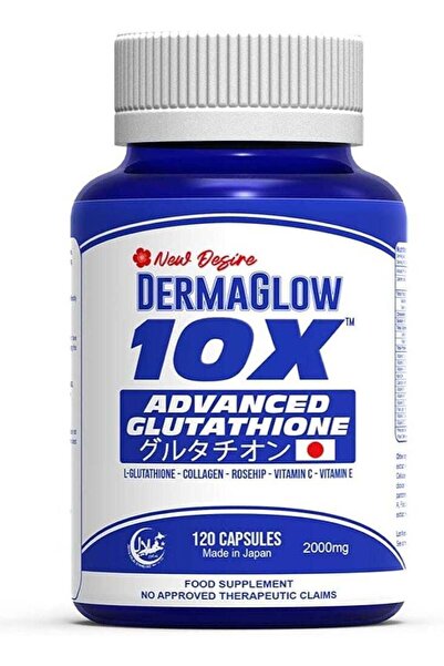 Top Choice New Desire Derma Glow 10X Advanced Glutathione Capsules 120 Capsules