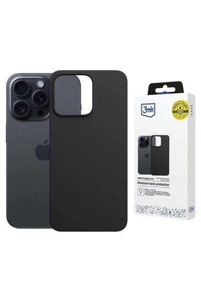 3MK Husă Hardy MagSilicone pentru iPhone 15 Pro, Gri