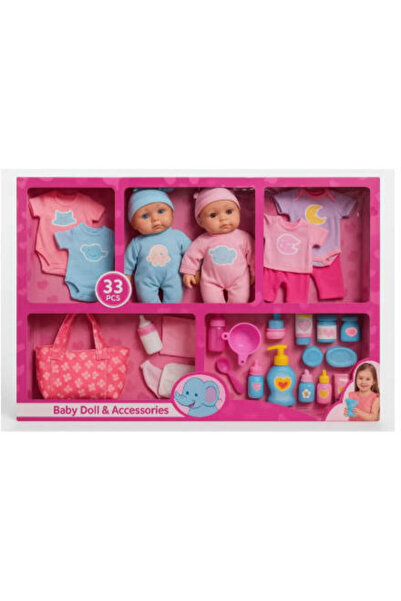 Mother Love Baby Doll And 33-Pcs Accessories