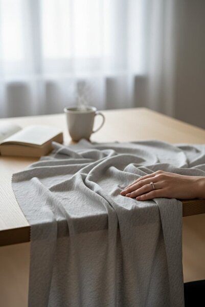 Akbaşlar Viscose Blended Woven Fabric |   1 Meter |   Length: 145cm