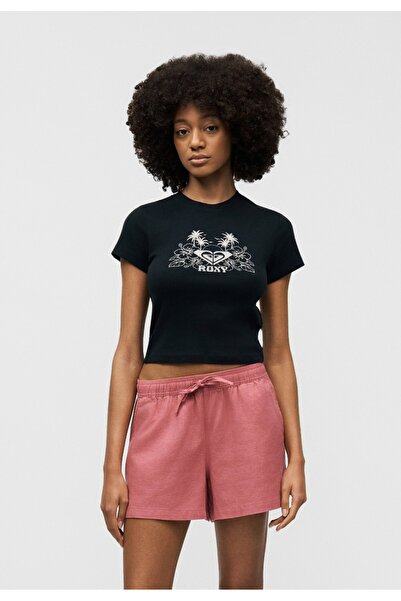 cto your style Women's Slim Fit Tropical Printed Crop T-Shirt Slim Fit Short ...