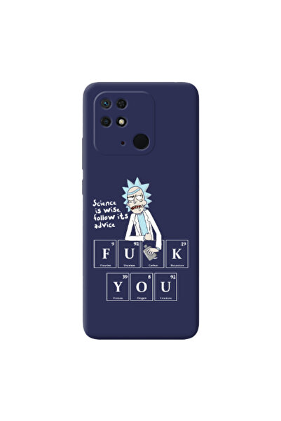 Other Xiaomi Redmi 10C Rick Scince is wise Dark blue Colored Silicone TPU Θήκη