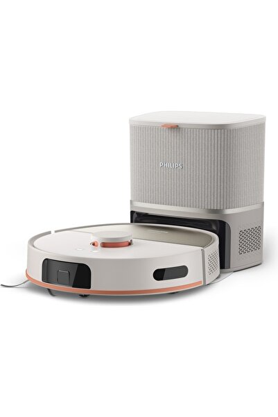 Philips En Güçlü 5000 Serisi Islak Kuru Robot Süpürge 10.000 Pa Emiş Gücü Çif...