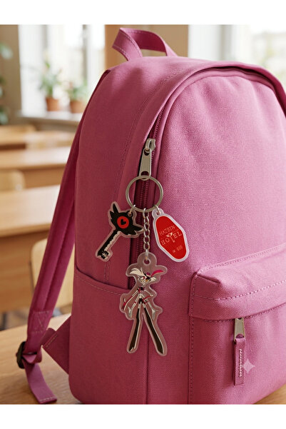 OWLBAG COMPANY Owl Bag Hazbin Hotel Series Angel Dust Patterned Acrylic Keych...