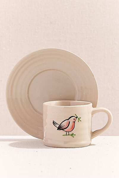 Paşabahçe Serçe Ceramic Espresso Cup, Espresso Cup, 1 Piece