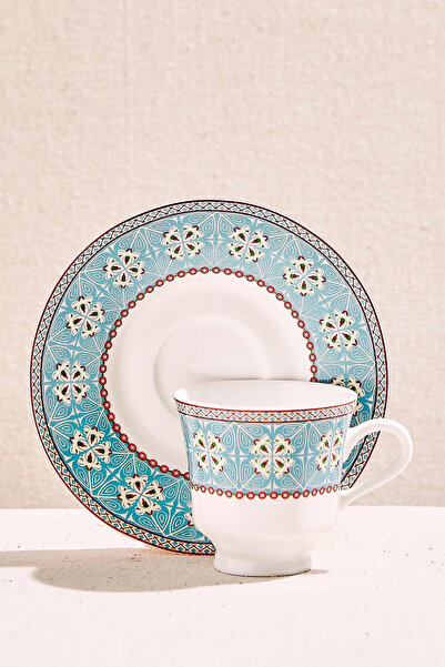 Paşabahçe Hereke Porcelain Espresso Cup Blue, Espresso Cup, 1 Piece