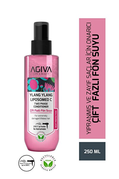 agıva Ylang Ylang Liposom C Yoğun Onarıcı ve Isı Koruyucu Çift Fazlı Fön Suyu...