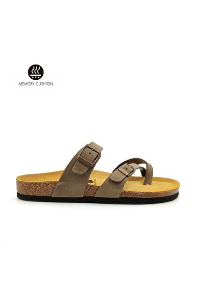 PLAKTON 181032 Nobuck Kaki