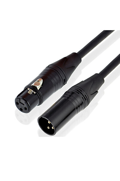 BK Teknoloji Yüksek Kalite 3 Pin XLR Erkek - Dişi Mikrofon Mikser Ses Uzatma ...