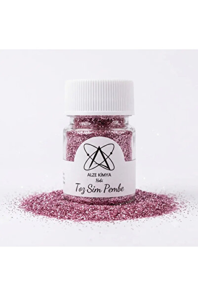 Alze Kimya Hobi Toz Sim 20 Gr 1/64 micron Canlı Renkler Pembe