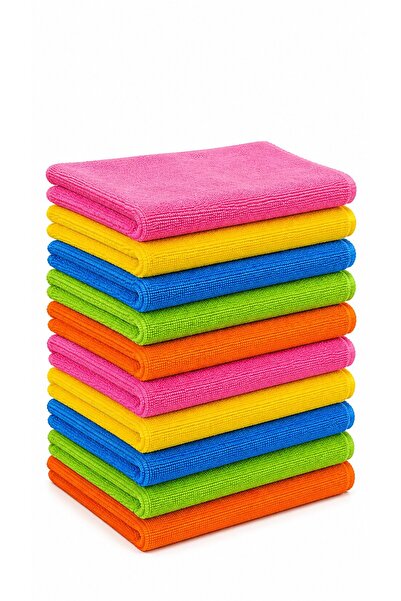 SARINCI 10-Pack Microfiber Cleaning Cloth 30X30 cm |   Multi-Purpose Kitchen,...