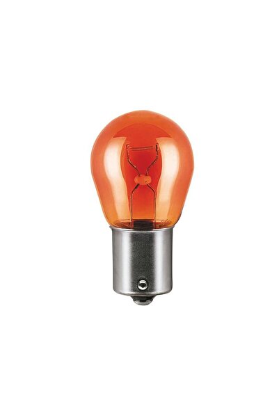 Yerli AMPUL 12V PY21W 21 BA15s 93 AMPUL DÜZ TIRNAK SARI STOP-SİNYAL ve PARK S...