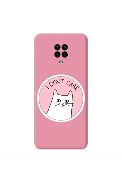 Other Xiaomi Redmi Note 9 Pro I dont Care Pink Colored Silicone TPU Θήκη