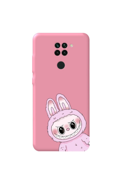 Other Xiaomi Redmi Note 9 Labubu 6 Pink Colored Silicone TPU Θήκη
