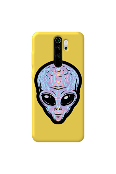 Other Xiaomi Redmi Note 8 Pro Alien Yellow Colored Silicone TPU Θήκη