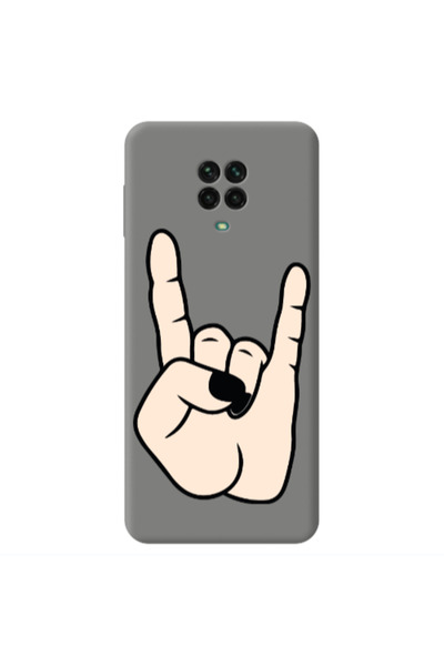 Other Xiaomi Redmi Note 9 Pro Rock Grey Colored Silicone TPU Θήκη