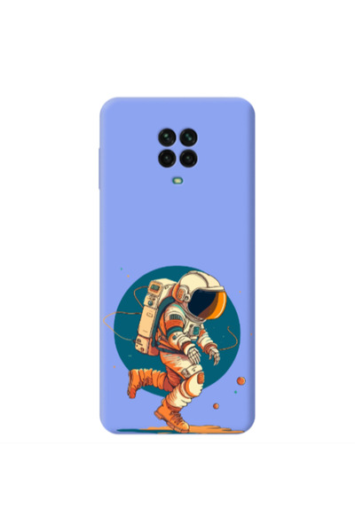Other Xiaomi Redmi Note 9 Pro Run Space Light Purple Colored Silicone TPU Θήκη