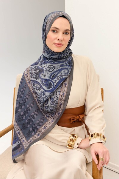 Silk Home Tencel Monare Şal Bohem Füme