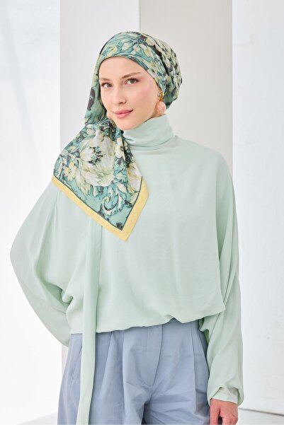 Silk Home Velora Scarf Fleur Dark Turquoise