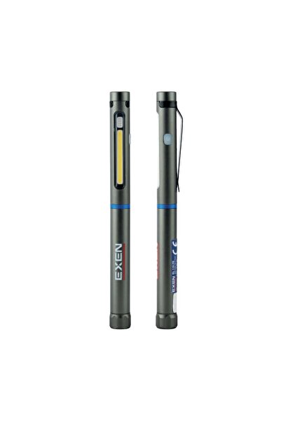 EXEN EL 118 FK Şarjlı Kalem Tip El Feneri 3.7V 0.65Ah 400 Lümen