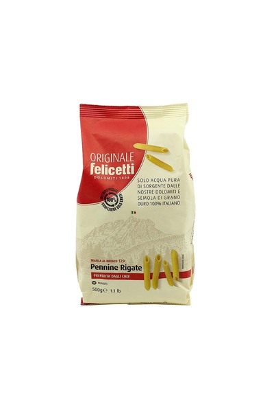 Monograno Felicetti Pennine Rigate N°129 Paste Felicetti Originale Pachet 12 ...