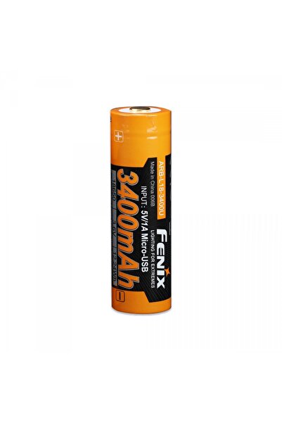 Fenix Baterie ARB-L18U 18650, 3400 mAh, 3.6 V, USB, protectie la suprasarcina