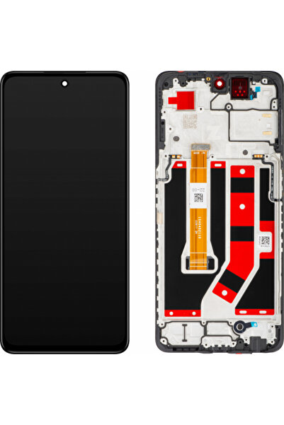 OPPO A98 Тъчскрийн дисплей, с рамка, черен, Swap 621029000029