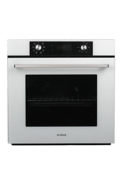 Alveus Elegance Beyaz Elektrikli 3'lü Cam Dijital Ankastre Set