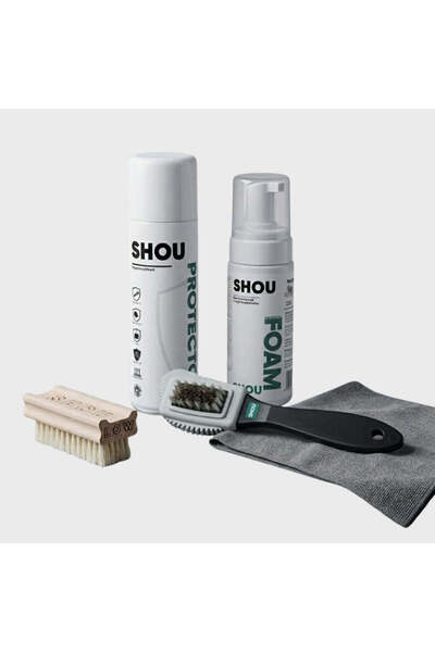SHOU Suede Care Kit - Set Premium Pentru Curatarea si Intretinerea Incaltamintei