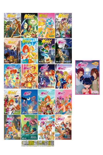 Komik Şeyler Winx Çizgi Roman Seti 20 Cilt + Miusa'nın Aşk İkilemi + Özel Cetvel