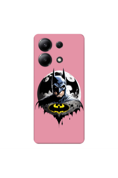 Other Xiaomi Redmi Note 13 4G Batman 3 Pink Colored Silicone TPU Θήκη