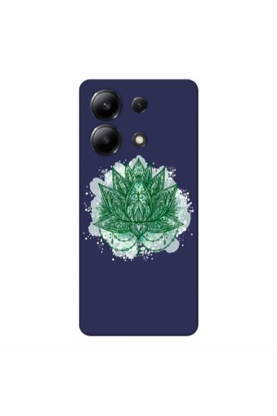 Other Xiaomi Redmi Note 13 4G Witch leaf Dark blue Colored Silicone TPU Θήκη