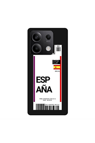 Other Xiaomi Redmi Note 13 5G Espana Arrival Black Colored Silicone TPU Θήκη
