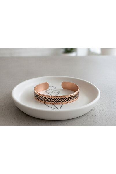 Erol Bakır 100% Handmade Copper |   Copper Traditional Kilim Patterned Adjust...
