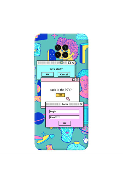 Other Xiaomi Redmi Note 9 Pro Enter Login Turquoise Colored Silicone TPU Θήκη
