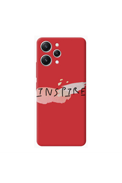 Other Xiaomi Redmi 12 Inspire Red Colored Silicone TPU Θήκη