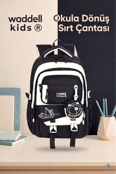Royal Glow Εισαγόμενη τσάντα δημοτικού και γυμνασίου 26908 με αξεσουάρ πολυτε...