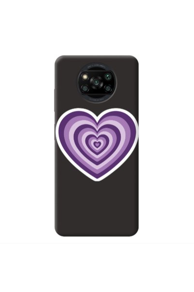 Other Xiaomi Poco X3 /X3 Pro My Heart Is Yours 2 Black Colored Silicone TPU Θήκη