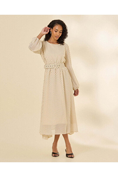 REDTAG Women Ivory Printed Casual Dress