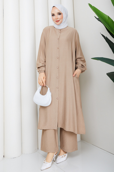 Pamuk Butik Women's Double Strawberry Set with Side Pocket Pants