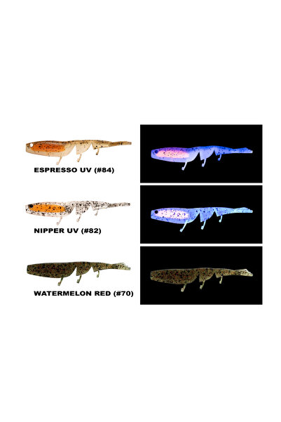 daiwa BAIT JUNKIE 7.6CM PRAWN, (6 ADET)