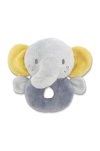 Lorelli Toys Jucarie de plus, Elefant gri, 11 cm, zornaitoare, 0 luni+