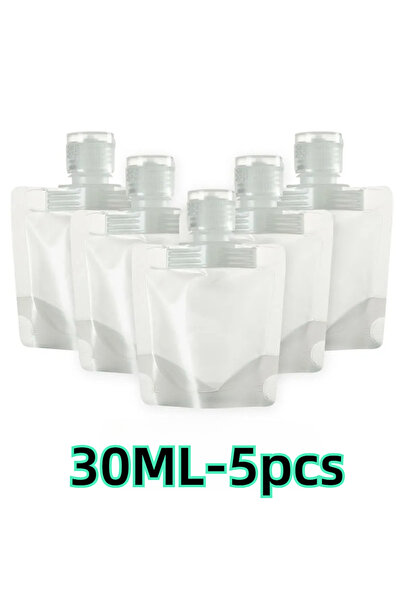 Choice5 30ml-5pcs 1-5pcs Portable Dispenser Bag Liquid Lotion Travel Packagin...