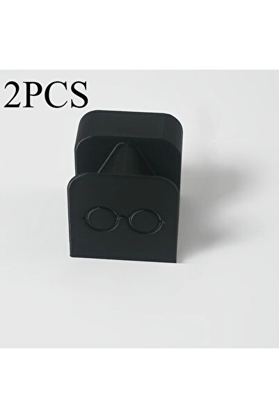 Choice1 black2pcs Minimalist Anti-Slip Eyeglass Holder & Desk Organizer Sleek...