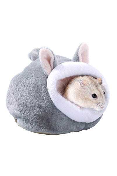 choice2 GRAY Windproof Hamster Nest Hamster House Glider Guinea Pigs Bunny Wi...